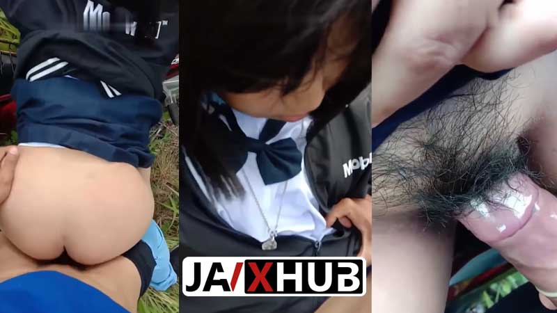 คลิปหลุดนกัเรียน พารุ่นน้องมาเย็ดหลังเลิกเรียน XXX จับเย็ดบนมอเตอร์ไซต์ ซอยหียับ เย็ดคาชุดนักเรียน ใส่ถุงยางก่อนเย็ด นมกำลังตั้งเต้า